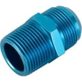 thumbnail image 2 of Blue Straight AN16 Flare Adapter to 1 Inch Aluminum Pipe Fitting, 2 of 6
