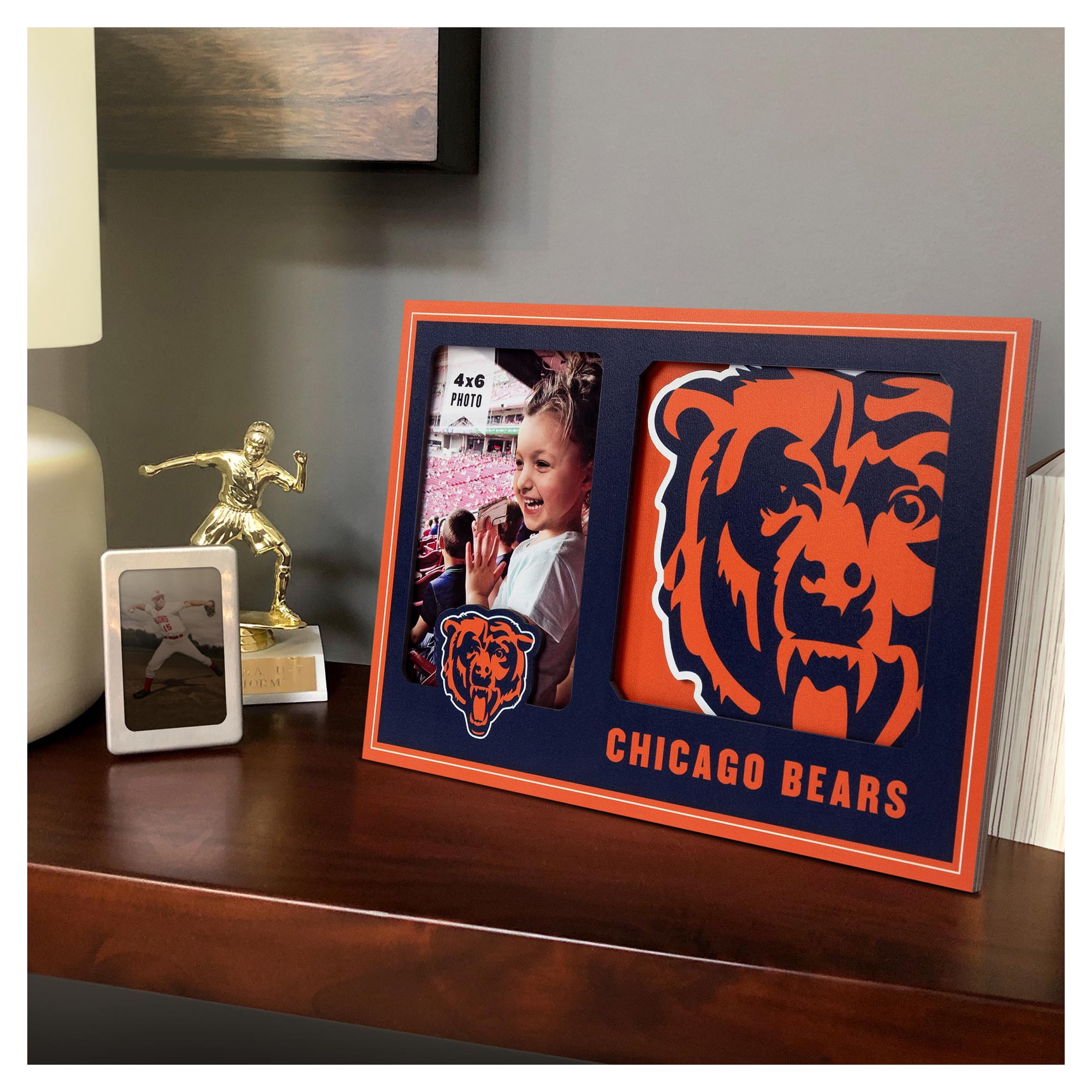 IDNA Chicago Bears 3D Logo Series Picture Frame