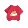 thumbnail image 2 of Huanglei Été Garçons Filles Col Rond Imprimé Animal Dessin Animé T-Shirt Décontracté Manches Courtes Tee Tops, 2 of 4