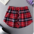 thumbnail image 2 of 2022, ropa de dormir para mujer, pantalones cortos de pijama informales a cuadros para mujer, pantalones cortos de dormir con estampado de tartán Sincero Hogar, 2 of 6