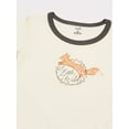 thumbnail image 3 of Touched by Nature Baby Boy Organic Cotton Bodysuits 3pk, Fox, 0-3 Months, 3 of 8