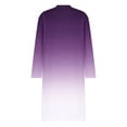 thumbnail image 5 of ZQUUVOU Plus Size Dress Women's Long Sleeve Pocketed Loose Long Lounge Maxi Dress Knee Long Sleeve With Pockets E-Purple, 5 of 5
