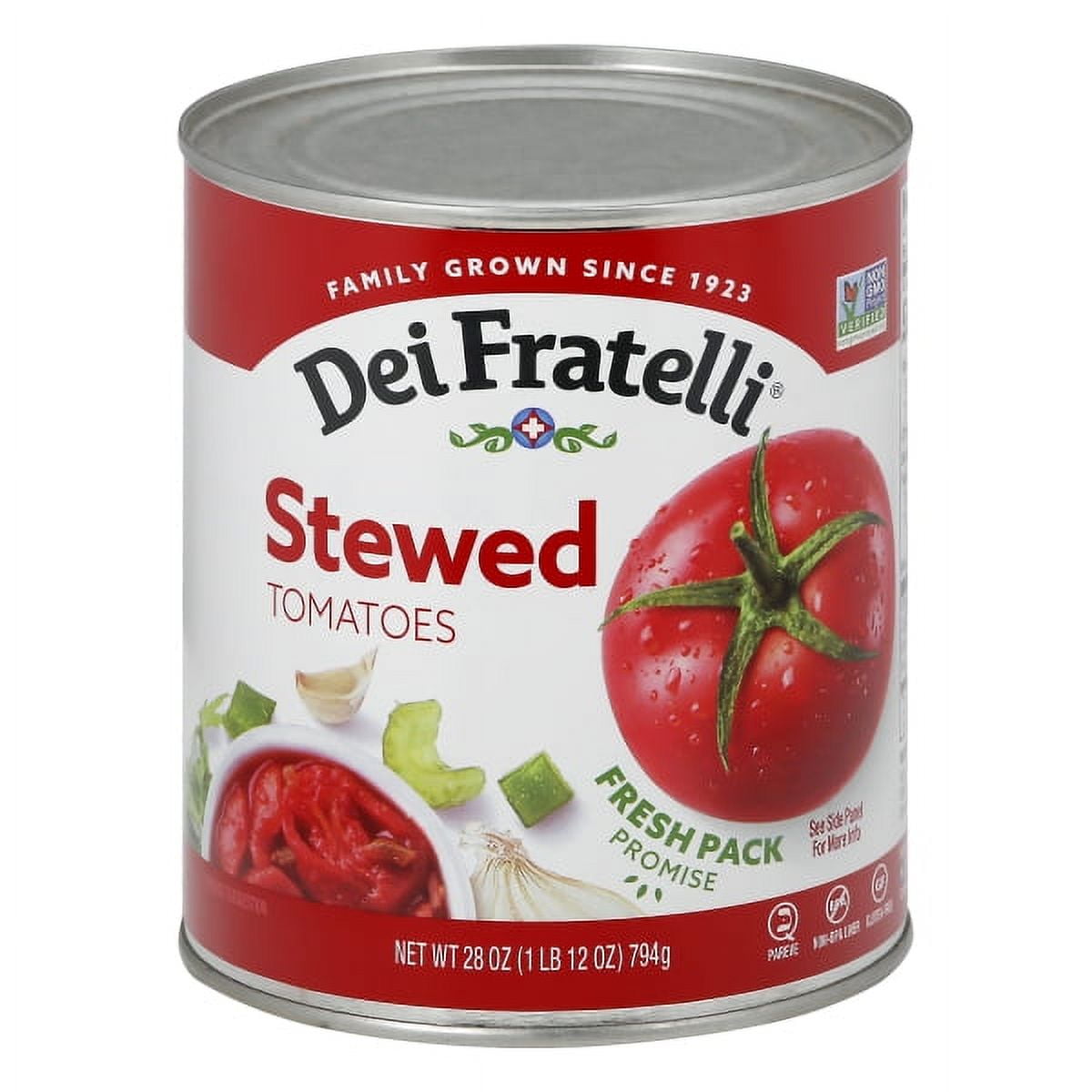 (6 pack) Dei Fratelli Stewed Tomatoes, 28 Oz