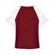 thumbnail image 5 of ICHUANYI Clearance Women Fashion Summer Sexy Fold Printed Regular Women Short Sleeves V Neck Button Top(Wine, M) ICHUANYI WER2023081016063, 5 of 5