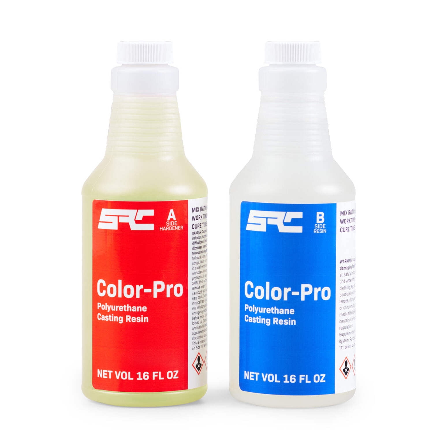 SPRESIN Color-Pro, Silicone Polyurethane Casting Resin Kit, Arts, Crafts, Figurines, Prototypes, Models, Semi-Clear, High Strength, Low Odor, Easy Pour - 32 Oz (16 Oz Part A + 16 Oz Part B)
