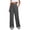 Gray(NEW&HOT), variant on No Boundarie Sweatpants for Women Flare Leg Pull On High Waist Stretchy Baggy Fit Casual Fashion Solid Color Pants with Pockets White Size S