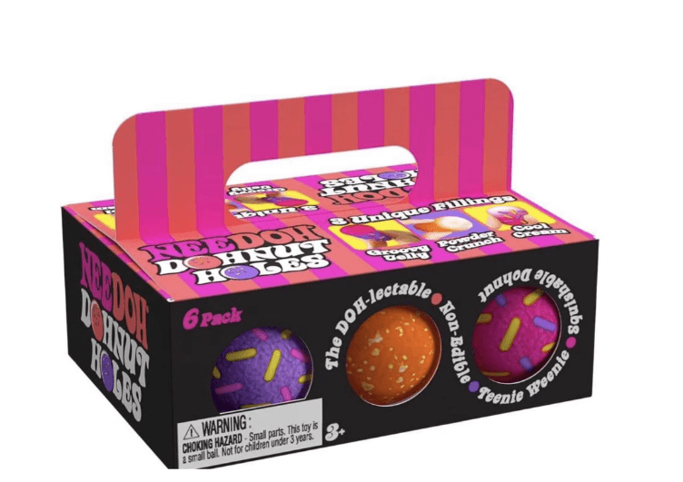 Nee Doh Dohnut Trio (One of each pictured, random color)