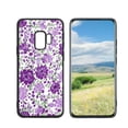 thumbnail image 1 of Compatible with Samsung Galaxy S9 Phone Case, Purple-Floral-3 Case Men Women, Flexible Silicone Shockproof Case for Samsung Galaxy S9, 1 of 1