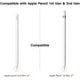 Replacement Tips Compatible with Apple Pencil 2 Gen iPad Pro Pencil