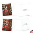 thumbnail image 4 of The Best Card Company 36 Assorted Christmas Notecards Box Set 4 x 5.12 Inch with Envelopes (6 Designs, 6 Each) Red Truck Puppies AM3375XSG-B6x6, 4 of 6
