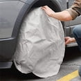 thumbnail image 5 of （73cm）4 Pack RV Truck Trailer Tire Covers White Universal RV Spare Tire Dustproof Waterproof Sun Protection Covers Cases Storage Bags, 5 of 5