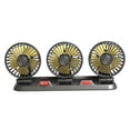 thumbnail image 4 of Car Fan 3 Head Automobile Vehicle Fan Auto Car Fans, Air Circulation Fan, for Truck 12V, 4 of 8