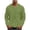 Mint Green, variant on Mens Summer Night Thermal Long Sleeve V Neck Waffle Knit T-Shirts Pullover Tops Regular Fit Textured Shirt, Business Casual Breathable Solid Color Tee for Office Work, Big & Tall