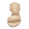 thumbnail image 2 of Women's Dual Straps Mid Chunky Heel Slide Sandals, 2 of 7