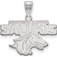 thumbnail image 1 of 10K White Gold 10Kw Logoart Southern Illinois University Medium Pendant (22 X 28) Made In United States 1w025siu, 1 of 5