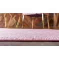 thumbnail image 2 of Unique Loom 3146523 8 x 11 ft. Geometric Trellis Frieze Rectangular Rug, Light Pink, 2 of 5