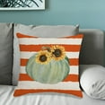 thumbnail image 5 of Boovnll 3 Styles Of Thanksgiving Pillows Covers 18x18 Inch Thanksgiving Linen Pillowcase For Sofa And Home Decor, 5 of 5