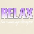 thumbnail image 3 of CafePress - Relax... I'm A Massage Therapis T Shirt - Men's Classic Graphic T-Shirt, 3 of 4