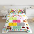 thumbnail image 2 of Homewish Kawaii Lion Frog Squirrel Bedding Comforter Set 2pcs for Children Teens,Jungle Animal Twin Comforter Sets Microfiber,Cartoon Wildlife Breathable Bedding Set,Luxury Bedroom Decor,Reversible, 2 of 8