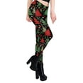 thumbnail image 2 of hirigin Women's Christmas Costume Leggings Striped/Bear/Tree Print Tights Yoga Skinny Pants, 2 of 4