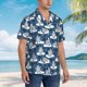 thumbnail image 3 of Fotbe Snow Penguin Camisa Hawaiana para Hombre Unisex – Camisa Casual de Verano con Botones de Manga Corta de Algodón y Lino,XX-Large, 3 of 7