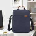 thumbnail image 6 of Business Handbag,Tablet Single Shoulder Bag Case Protective Cover,Tablet Carrying Case Dustproof Plush Lining Part,Touch Screen Tablet Bag Sleeve Oxford Cloth,Tablet Computer Protector L Blue, 6 of 9