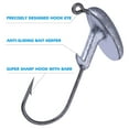 thumbnail image 4 of Goture Round Jig Head, Lead Jig Head Hooks for Freshwater Saltwater Fishing, Swimbait Jig Heads with Fishing Box for TroutBass Fishing, Crappie Pro Jig Heads, 4 of 6