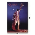 thumbnail image 2 of Queen - Music Poster / Print (Freddie Mercury / Crown) (Size: 24" X 36"), 2 of 6
