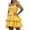 Yellow, variant on Holiday Gift Finder! Women's Clothing,Vestido de mujer Women's Spring and Summer Temperament Sexy Lace-up Fashion Waist Closed Suspender Dress, Trendy and Elegant for Warm Weather