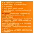 thumbnail image 3 of Van der Hagen Traditional Safety Razor Kit with 5 Stainless Steel Blades,  for All Skin Types, Men, Chrome Silver, 3 of 7