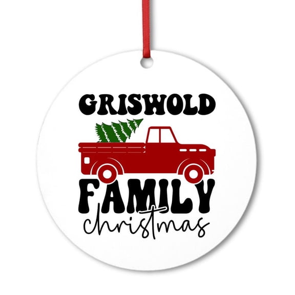 Christmas Ceramic Ornament, Christmas Vacation Movie, Grisworld Family Christmas, Christmas Tree Decor Ornament, Christmas Gift and Favor
