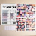 thumbnail image 4 of FEAMOS 2025 Yearly Planner Calendar Family Home Planner Calender 2025 Full Year Planner Calendar 74X52Cm From 01.2025-12.2025, 4 of 7