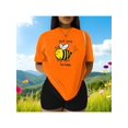 thumbnail image 2 of Playera Bee Happy, Don´t Worry – No te preocupes, Sé Feliz y ¡Zumba Con Estilo! Color Anaranjado Talla Extra Grande Marca Emil SaEs, 2 of 4