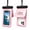 Pink, variant on Waterproof Phone Pouch Double Space, Floating Waterproof Phone Case with Lanyard for iPhone 17 Pro Max 16 15 14 S26 S25, Phone Dry Bag Vacation Cruise Ship Travel Essentials 7.0'', Black