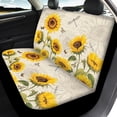 thumbnail image 4 of Pzuqiu Car Seat Cushion, Compatible with Automotive Seats Van Seats, Car Seat Covers for Sedans Truck Interior, Sunflowers, 4 of 10