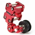 thumbnail image 2 of Motorcycle Chain Adjuster Chain Tensioner Automatic Adjuster Aluminum Red For Motocross Dirt Bike ATV, 2 of 5