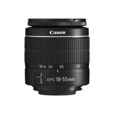 Canon EF-S 18-55mm f/3.5-5.6 III Camera Lens (New in White Box) International Model (No Warranty)
