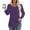 Purple, variant on Long Sleeve Blouses for Women Dressy Casual Pleated Shirts Fall Fashion Crew Neck Tunic Tops for Leggings Trendy Clothes Purple XL