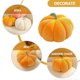 thumbnail image 5 of Pumpkin Throw Pillow Orange Plush Halloween Pumpkin Cushion for Versatile Decoration, 5 of 5