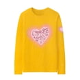 thumbnail image 1 of Camiseta de manga larga con articulación de Hello Kitty para mujer, Top periférico de Catone, ropa de algodón puro para niñas, 1 of 7