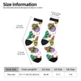 thumbnail image 2 of Fuzoiu Cactus And Insects Print Athletic Crew Socks for Men & Women,Casual Crew Socks,Above Ankle Crew Socks for Business, Casual, 2 of 6