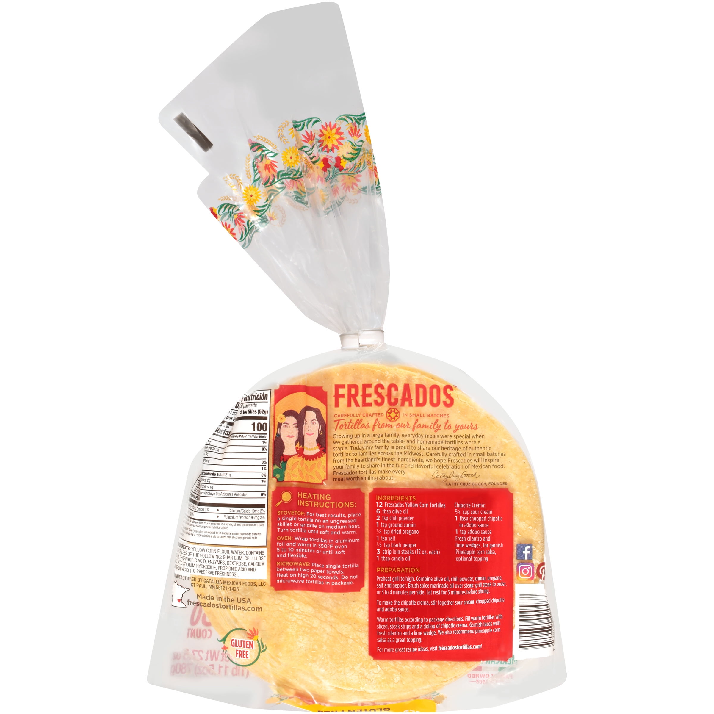 Frescados Yellow Corn Tortilla, 30 Count