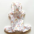 thumbnail image 4 of Four-Legged Pet Raincoat - Waterproof, Windproof, Cartoon Print, Hooded, Button Closure, Soft One-Piece Dog Clothes, 4 of 8