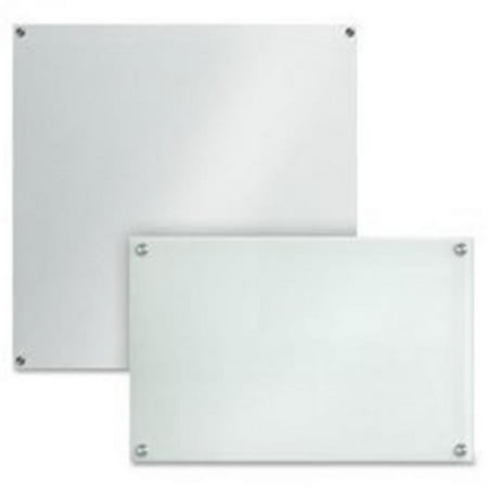 Glass Dry-Erase Board, 24 in. x 14 in., Frost
