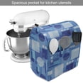 thumbnail image 2 of Geometric Stand Mixer Cover, Composition of Abstract Shapes Modern Motifs Concurrent Squares Along Circles, Kitchen Appliance Organizer Bag Cover with Pockets, 5 Quarts, Sea Blue, by Ambesonne, 2 of 4