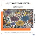 thumbnail image 6 of Yayeee Doormat for Inside 20"x32" Absorbent Low-Profile Washable Non-Slip Rubber Backed Entryway Rug, Blue Flowers, 6 of 8