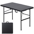 thumbnail image 2 of ZenStyle Foldable Portable Camping Table, Black, 2 of 10