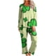 thumbnail image 2 of RKSTN St Patrick's Day Pajamas Set for Women Oversized Crewneck St Paddy's Day Lucky Shamrock Printed Loungewear Matching Sets Womens Casual Plus Size Loose Fits T Shirts and Pjs Pants 2 Piece Set, 2 of 6