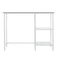 thumbnail image 6 of Southern Enterprises Laykin Metal/Glass Student Desk, White, 6 of 11