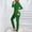 Green, variant on AOOCHASLIY Valentine's Day Women Pants Women's Fashion Solid Button Functional Buttoned Flap Adults Jumpsuit
